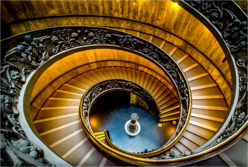 Michelangelo's Spiral Staircase