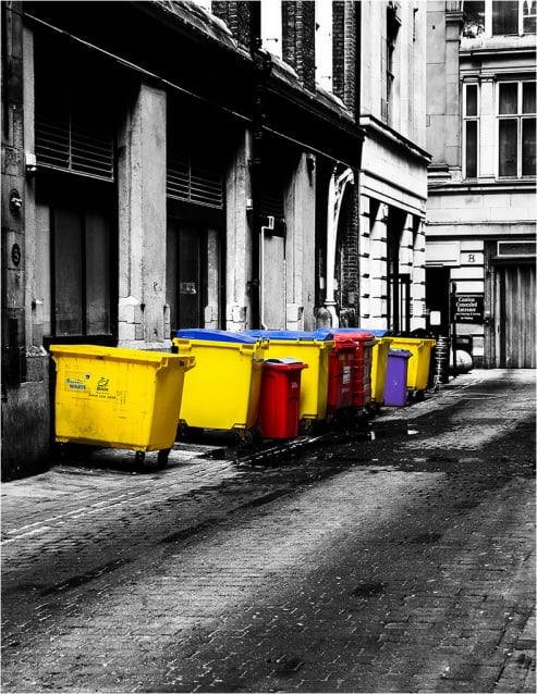 Rubbish Day in Manchester