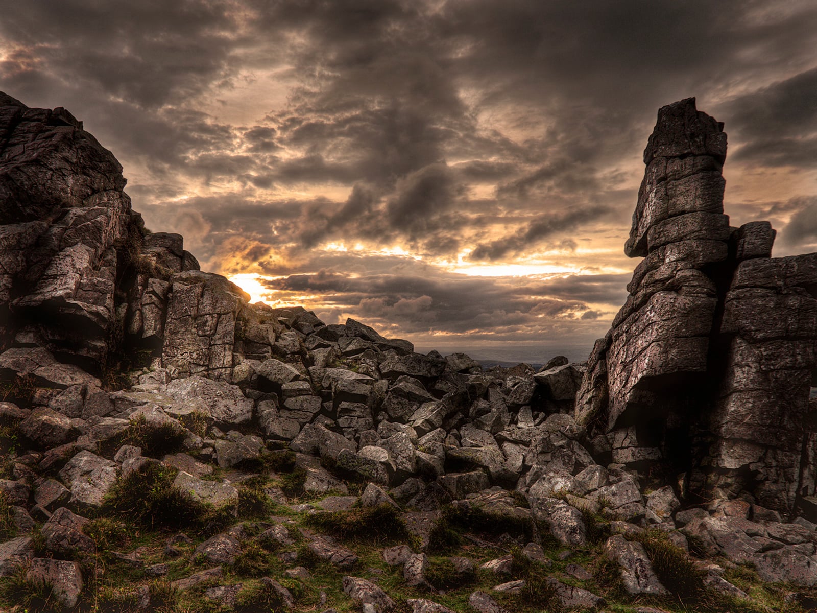 Stipperstones Sunset
