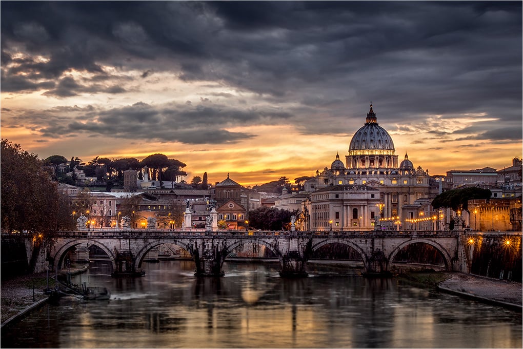 Vatican City at Sunset